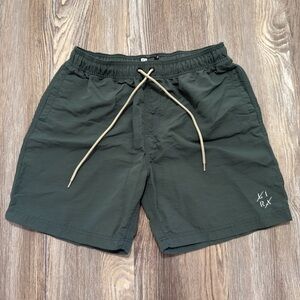 LIRA Dark Green Athletic Shorts